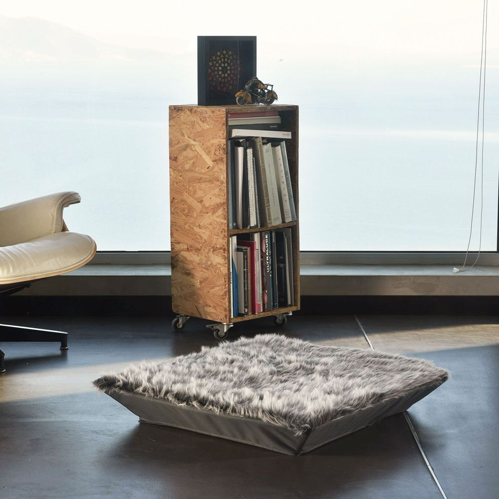 Ottomans - PET BED WITH ARTIFICIAL FUR - POUFOMANIA