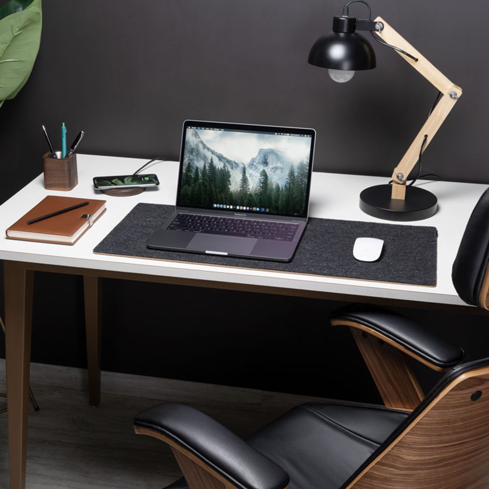 Design objects - Felt and cork office desk mat - OAKYWOOD
