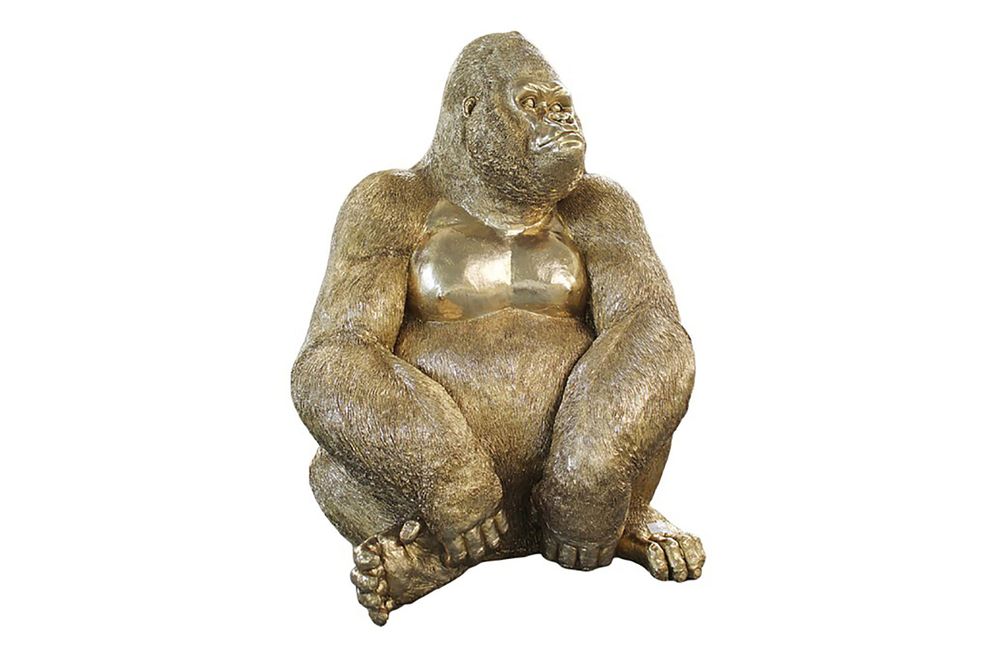 Sculptures, statuettes et miniatures - Gorille Or XXL - SOCADIS
