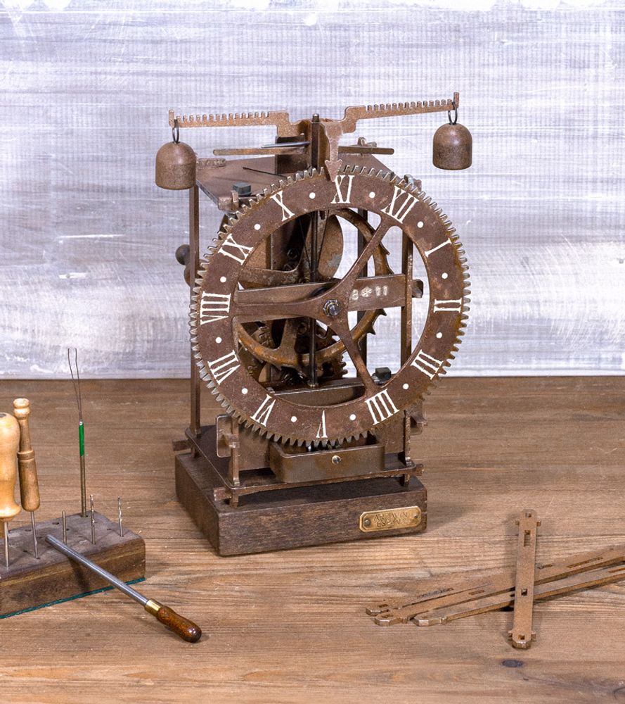 Clocks - Blue Immanuel Medieval clock - HORLOGES MÉDIÉVALES ARDAVIN