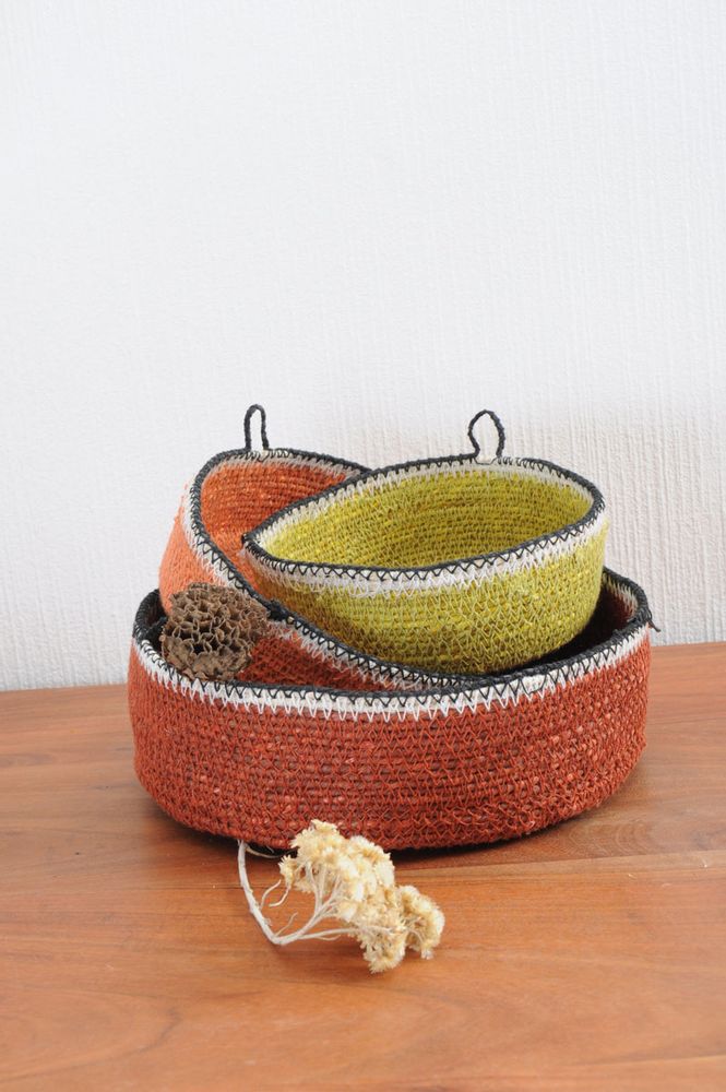 Floral decoration - Trio de Vide-poches 2808 - BAOBAB