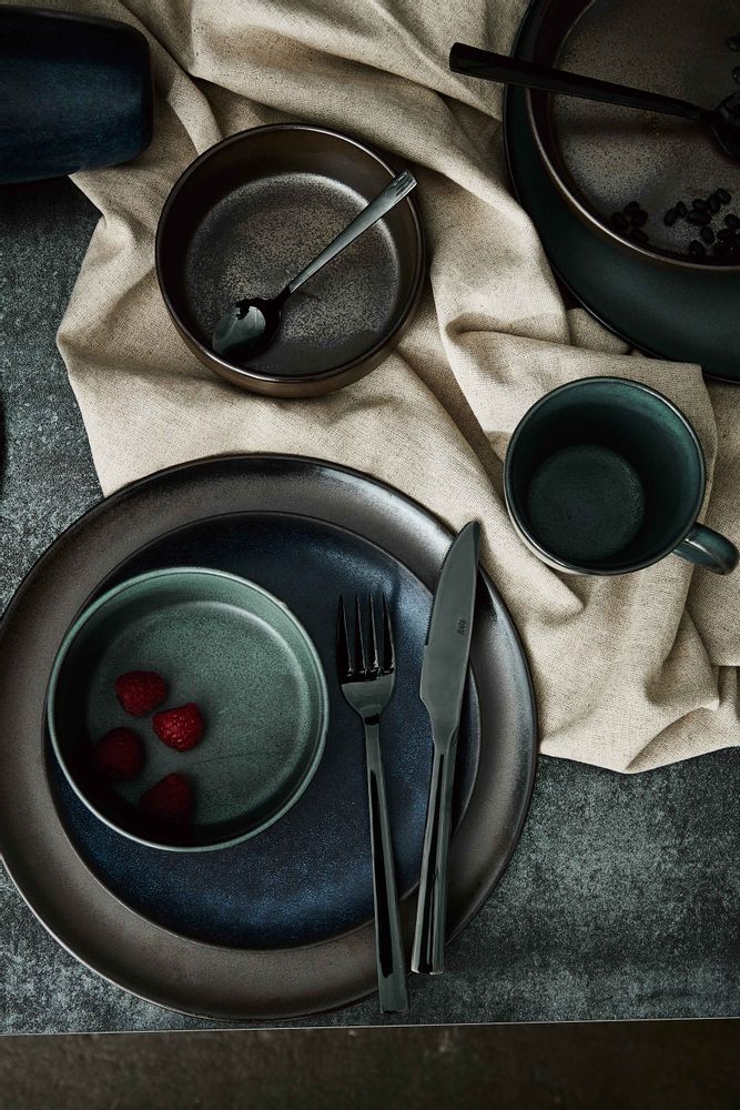 Cutlery set - RAW Black cutlery - AIDA