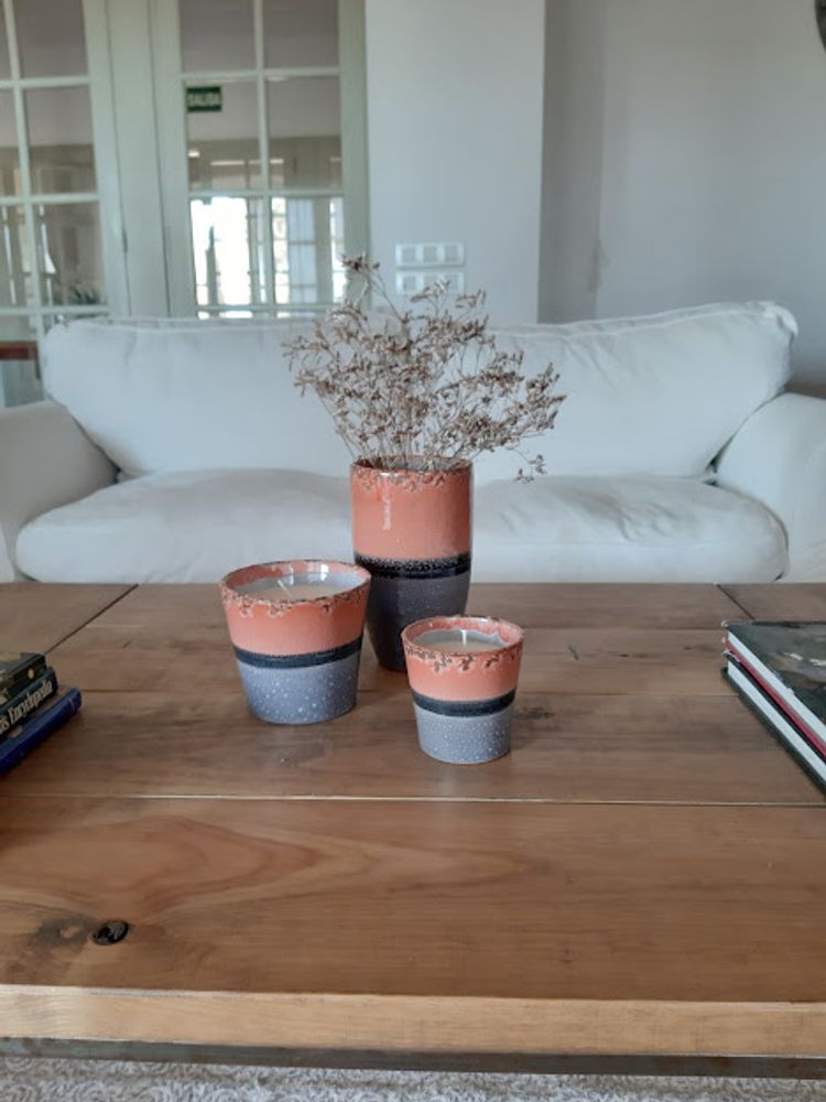 Ceramic - Degradé ceramic scented candle - WAX DESIGN - BARCELONA