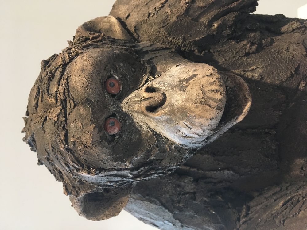 Pièces uniques - Sculpture CHIMPANZE - NICOLE DORAY S