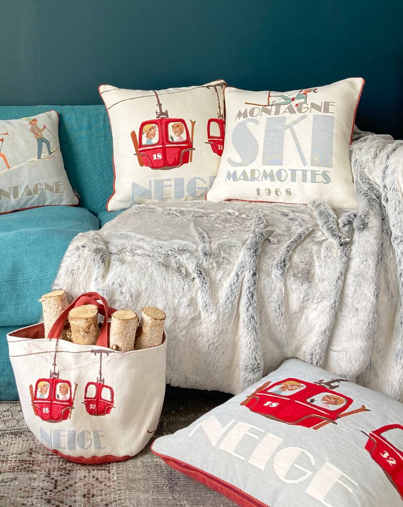 Fabric cushions - Montain woven accessories - ART DE LYS