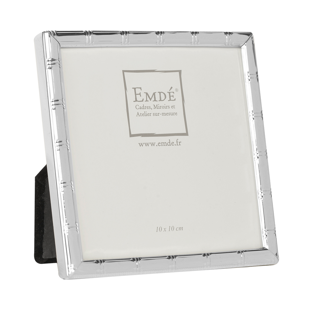 Cadres - LOT 2 CADRES BAMBOU MÉTAL ARGENTÉ - EMDE