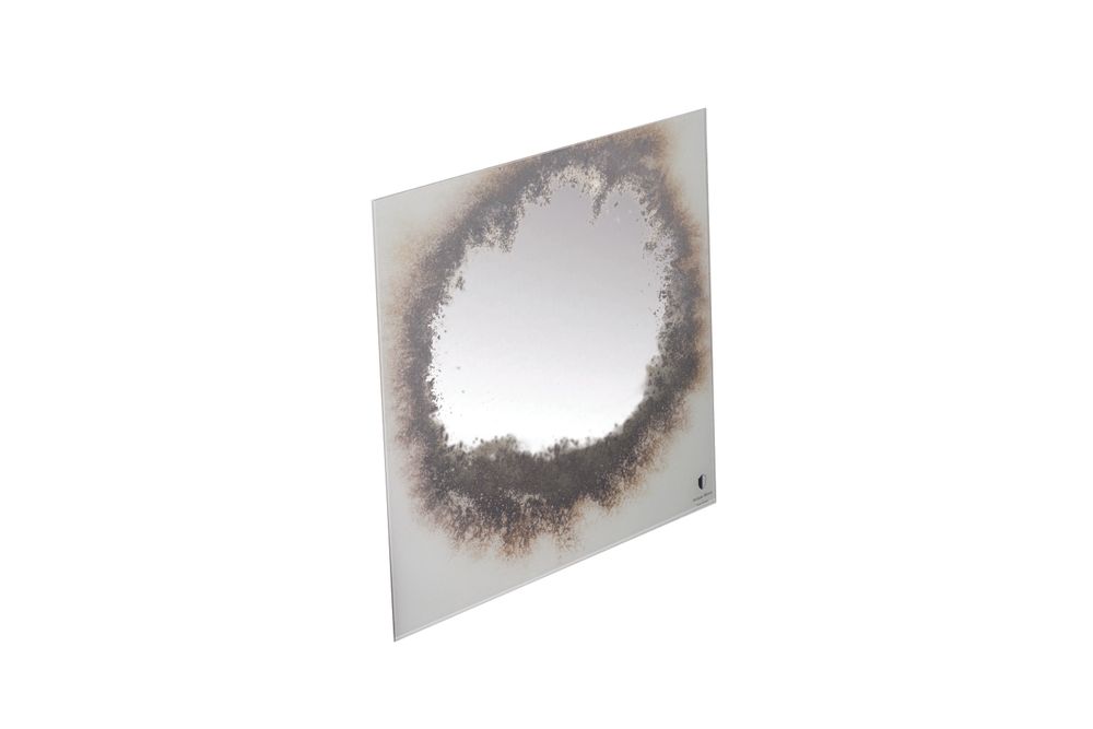 Verre d'art - MIROIR DÉCORATIF : GOUTTE D'ARGENT - ANTIQUE MIRROR