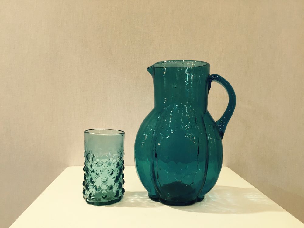 Verre d'art - Carafe Art Déco 1920 - SALAHEDDIN GLASSWARE