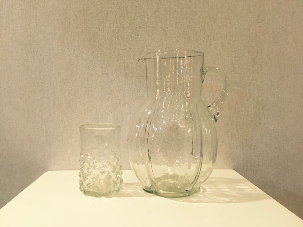 Verre d'art - Carafe Art Déco 1920 - SALAHEDDIN GLASSWARE