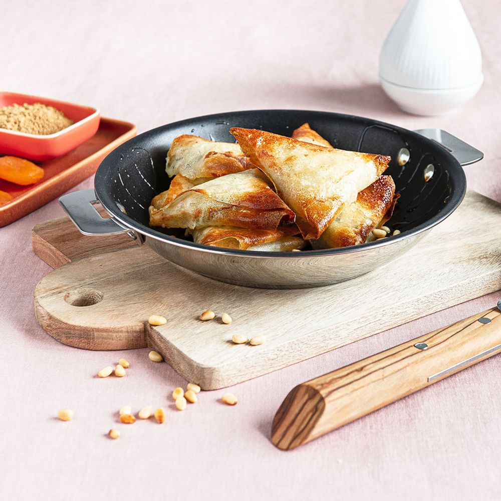 Frying pans - Exceliss+ Non-stick Frying Pan 24cm Casteline Removable - CRISTEL