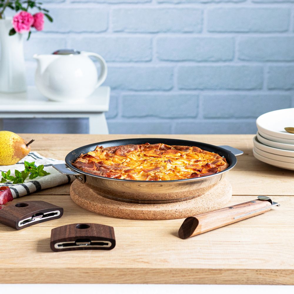 Frying pans - Exceliss+ Non-stick Frying Pan 24cm Casteline Removable - CRISTEL