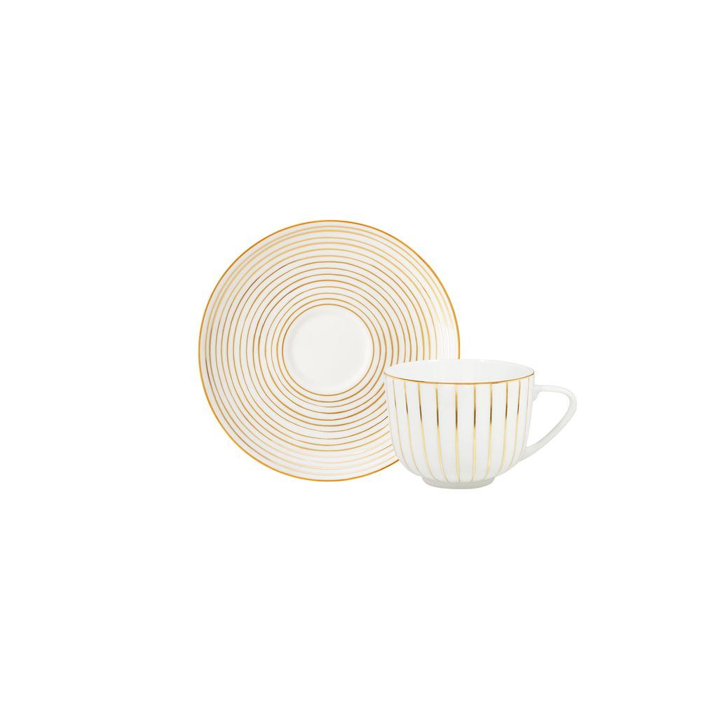 Kitchen utensils - Golden Orbit Porcelain Plates - PORCEL