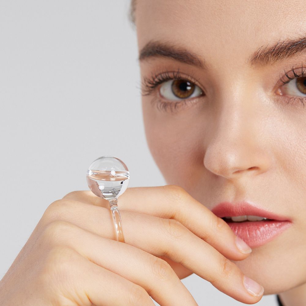 Bijoux - Anneau transparent pour petites gouttelettes - LAJEWEL