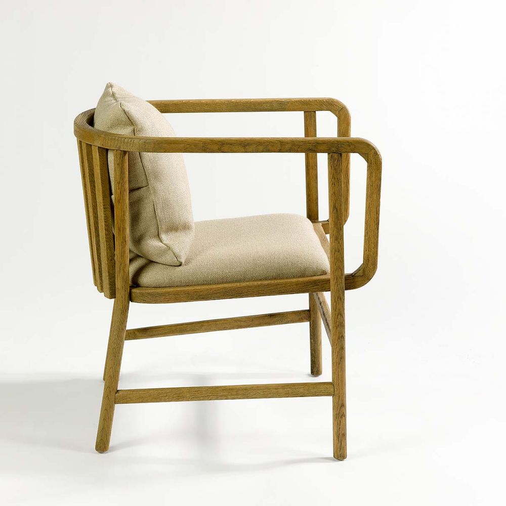 Armchairs - ARMCHAIR 6018-OAK - CRISAL DECORACIÓN