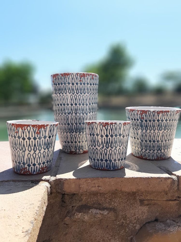 Candles - Geometric ceramic scented candle - WAX DESIGN - BARCELONA
