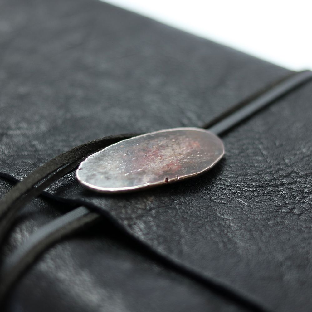 Petite maroquinerie - POCHETTE BIJOU CARBONE BLACK - SLOW