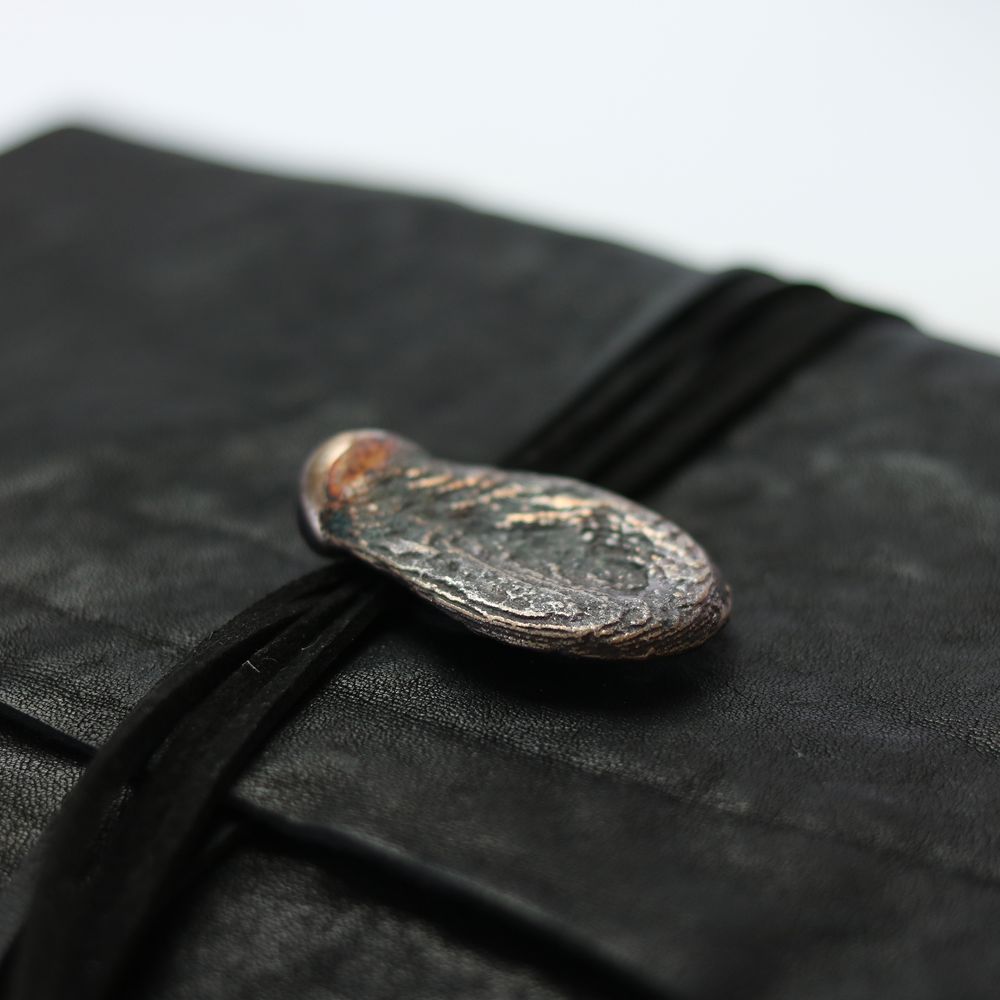 Petite maroquinerie - POCHETTE BIJOU CARBONE BLACK - SLOW