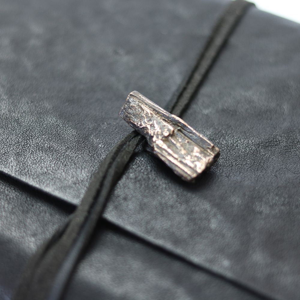 Petite maroquinerie - POCHETTE BIJOU CARBONE BLACK - SLOW