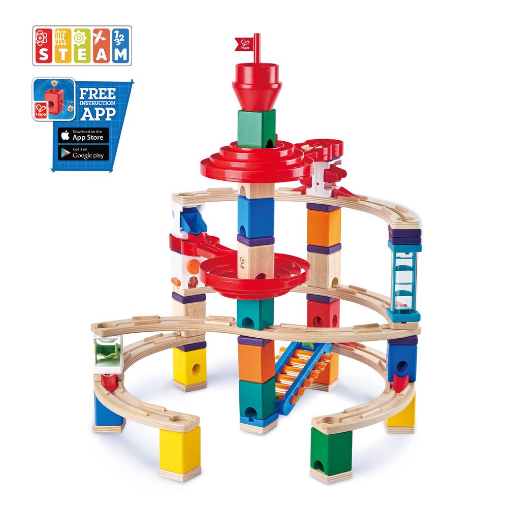 Children's games - Building Sets: Super Spiral Ball Circuit - TOYNAMICS HAPE NEBULOUS STARS