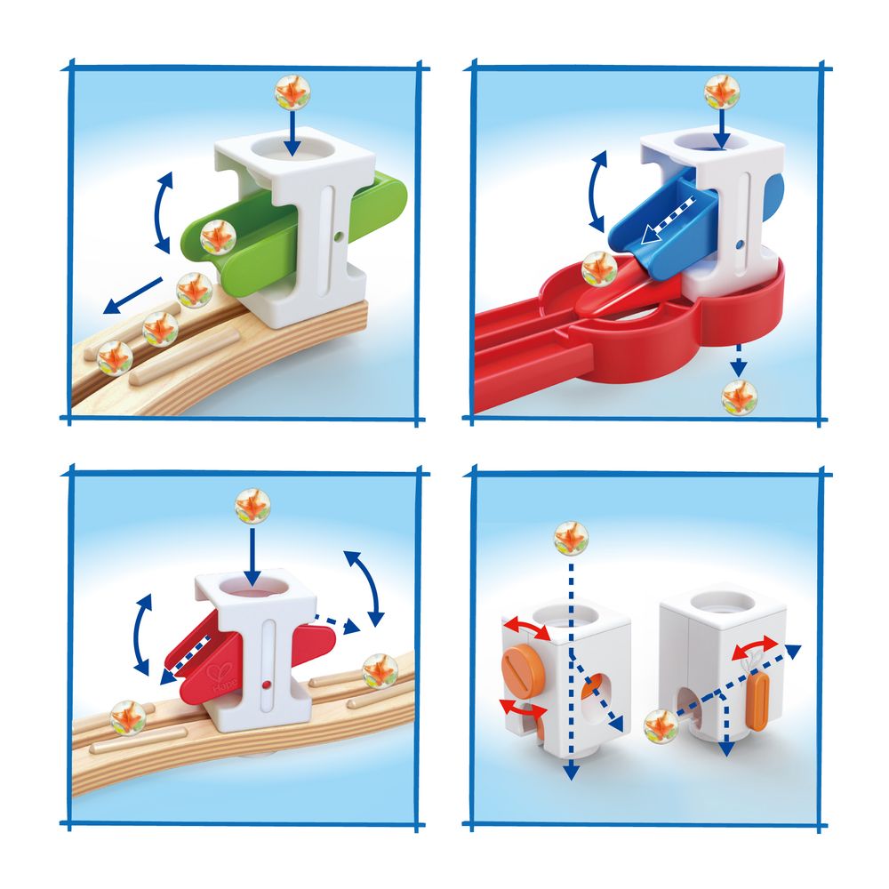 Children's games - Building Sets: Super Spiral Ball Circuit - TOYNAMICS HAPE NEBULOUS STARS