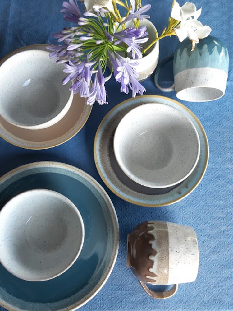 Assiettes au quotidien - Vaisselle en céramique méditerranéenne - WAX DESIGN - BARCELONA