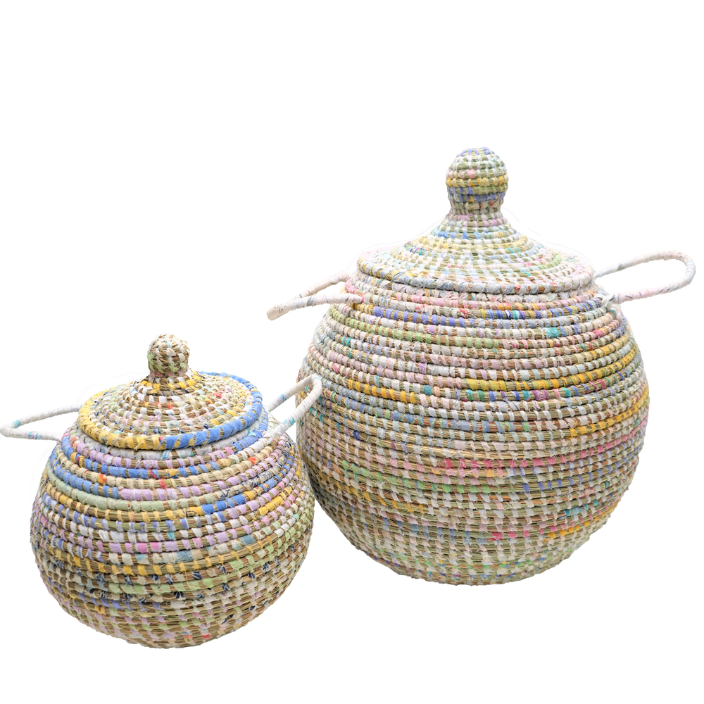 Dressings - Panier à linge « Afripe » - EA DÉCO NATUREL & DESIGN