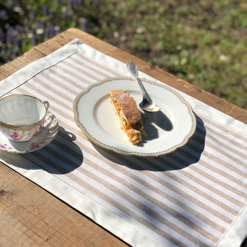 Dessous de plat - SET DE TABLE EN LIN ENDUIT - BORGO DELLE TOVAGLIE