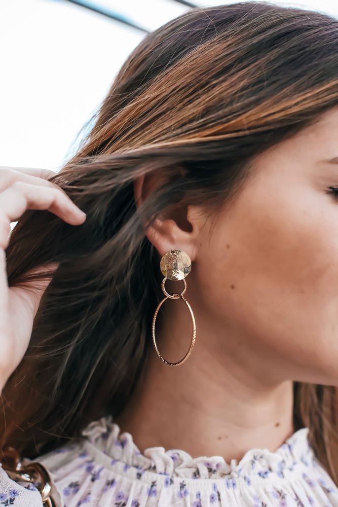 Bijoux - Boucle dune et double anneaux vrillé - FABIEN AJZENBERG PARIS