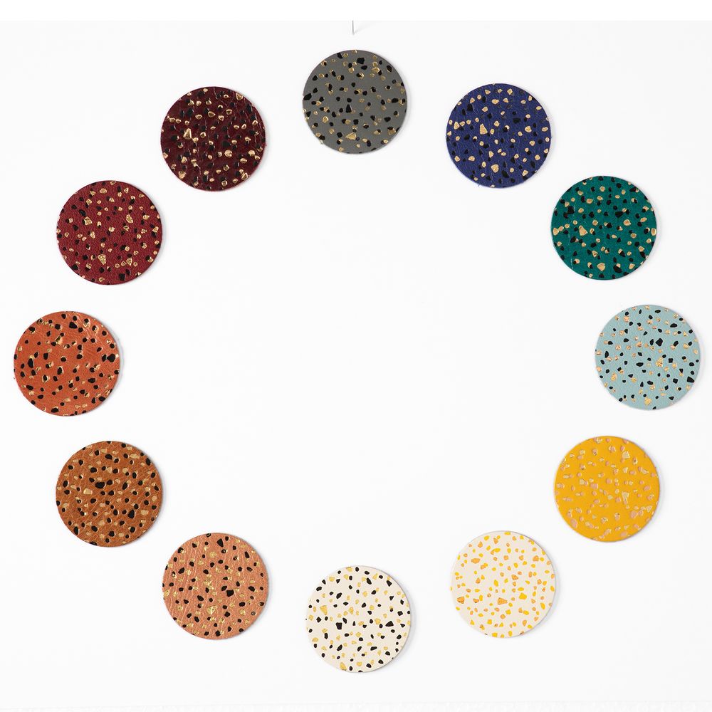Bijoux - boucles d'oreilles - clous GINETTE - PEAU DE FLEUR