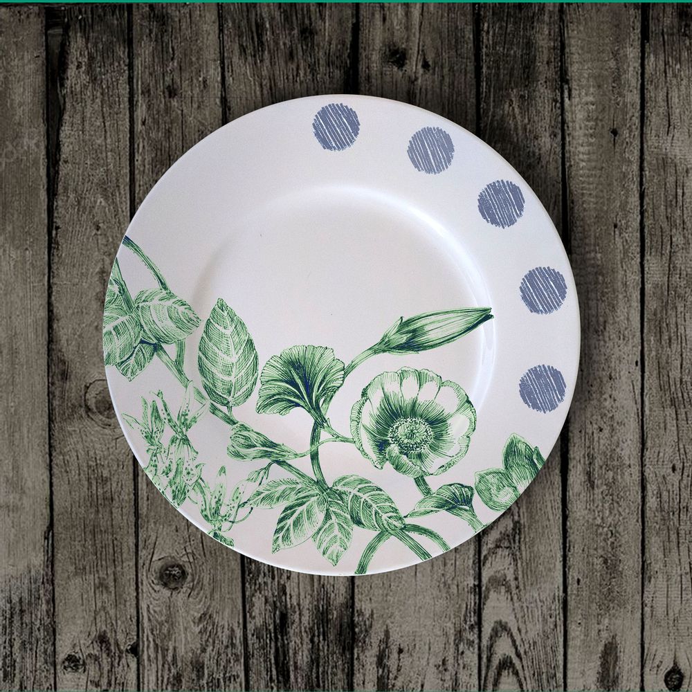 Ceramic - Marie Antoinette Plates Collection - FRANCESCA COLOMBO