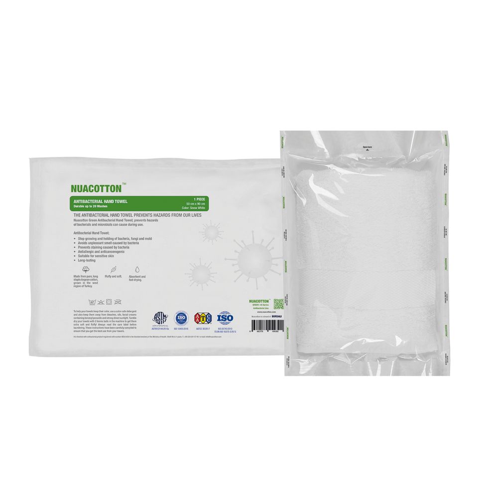 Serviettes de bain - NUACOTTON GREEN Serviette Antibactérienne - NUACOTTON