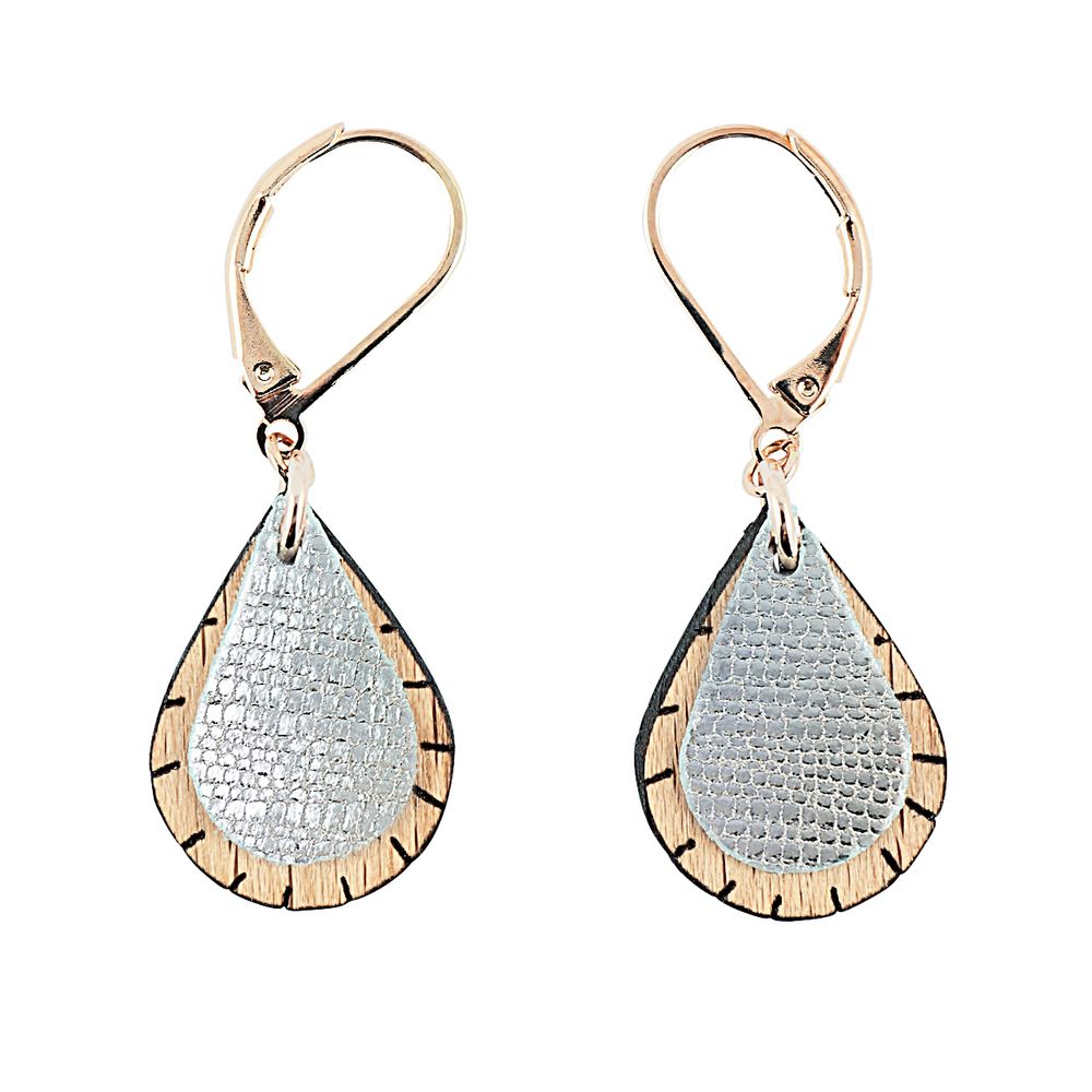Bijoux - Boucles d’Oreilles GOUTTE - NI UNE NI DEUX BIJOUX