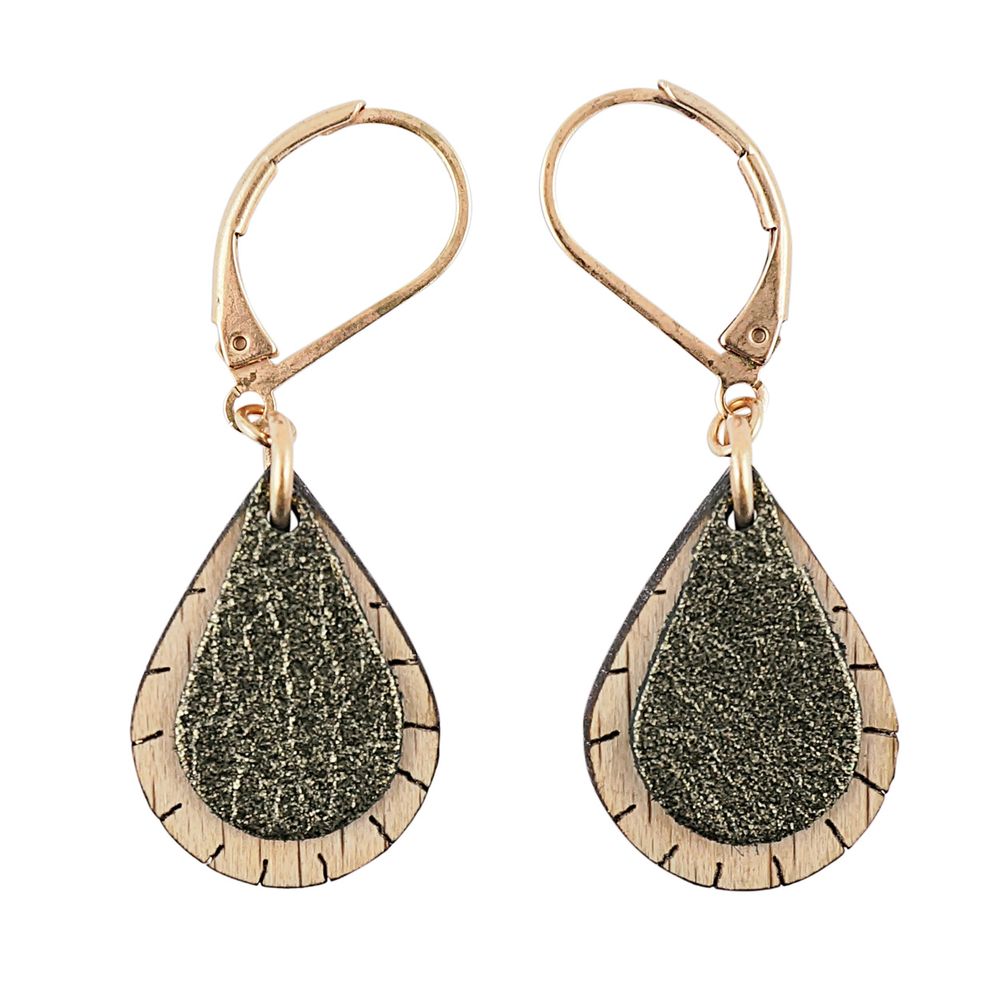 Bijoux - Boucles d’Oreilles GOUTTE - NI UNE NI DEUX BIJOUX