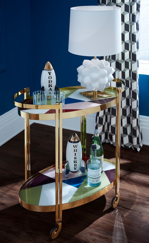 Chariots - Fauteuil Ether - Ice - JONATHAN ADLER