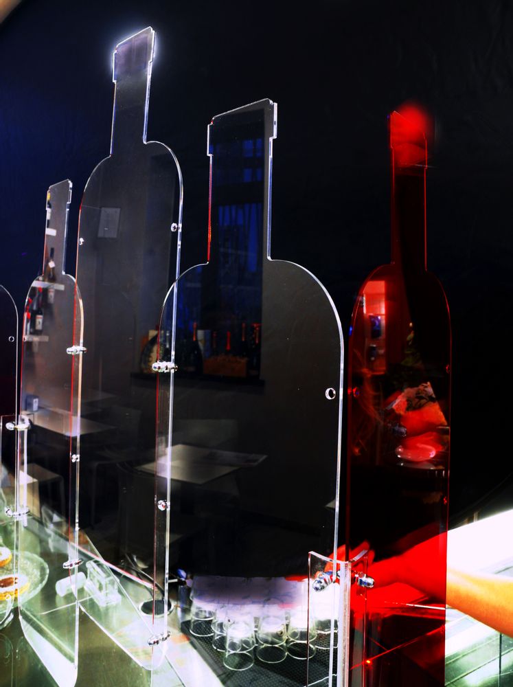 Comptoir - Barrière anti-virus CLEAR - ABAT BOOK - ART FRIGÒ