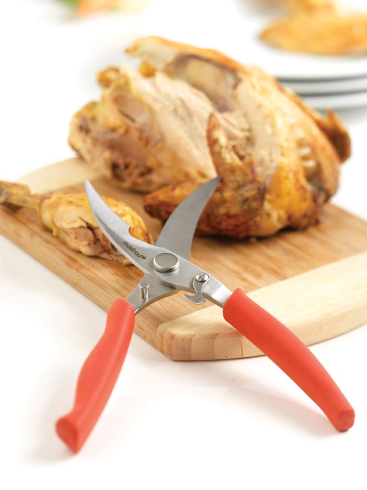 Kitchen utensils - POULTRY AND PIZZA SCISSORS - RED - M&CO