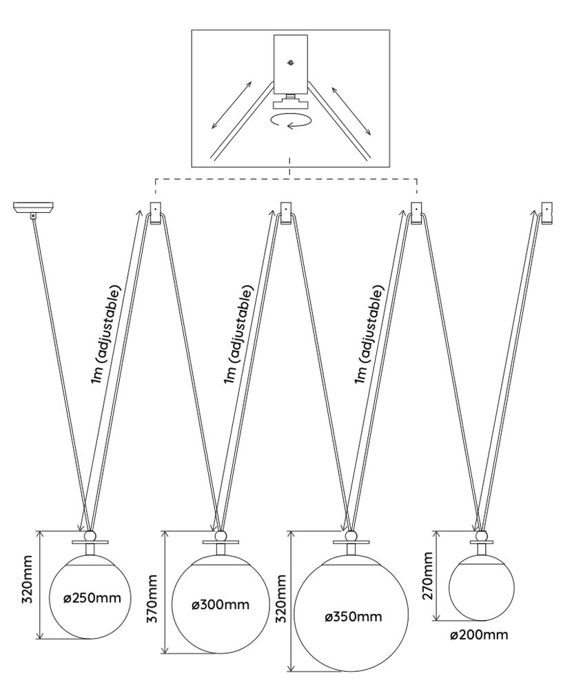 Suspensions - x - ELEMENTS LIGHTING