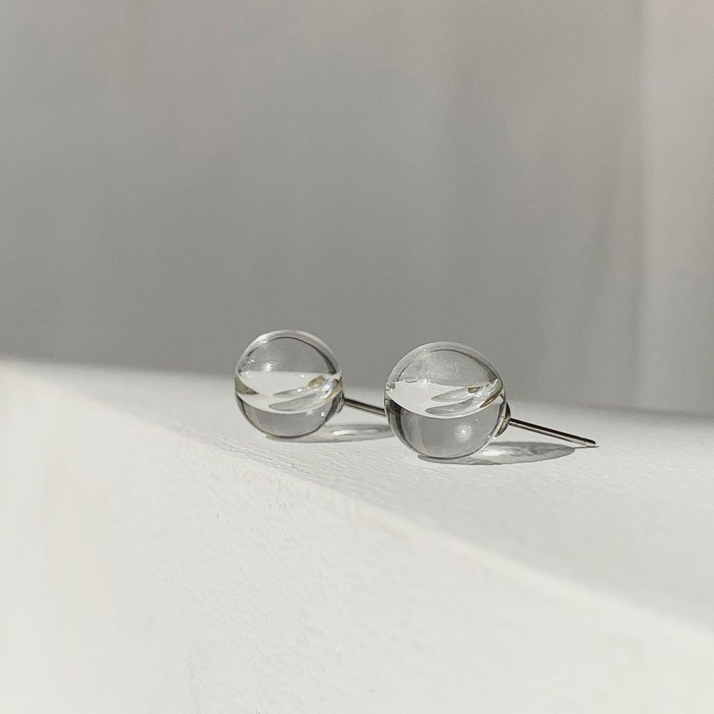 Gifts - Tiny droplet earring - LAJEWEL