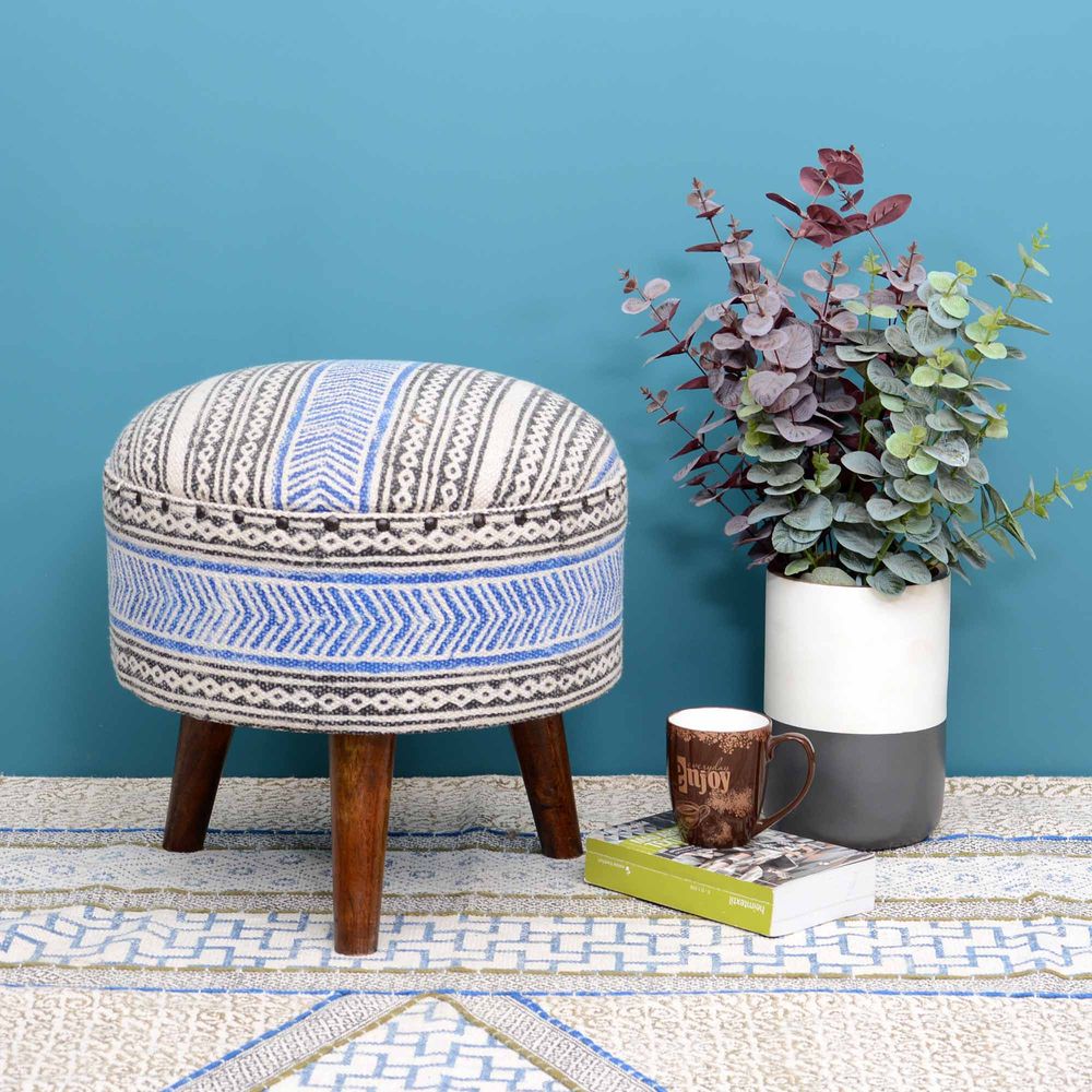 Tabourets - tabouret en bois rembourré - NATURAL FIBRES