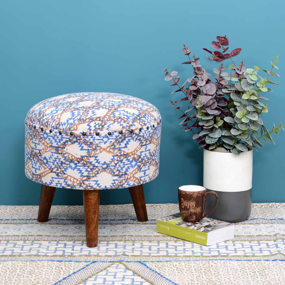 Tabourets - tabouret en bois rembourré - NATURAL FIBRES