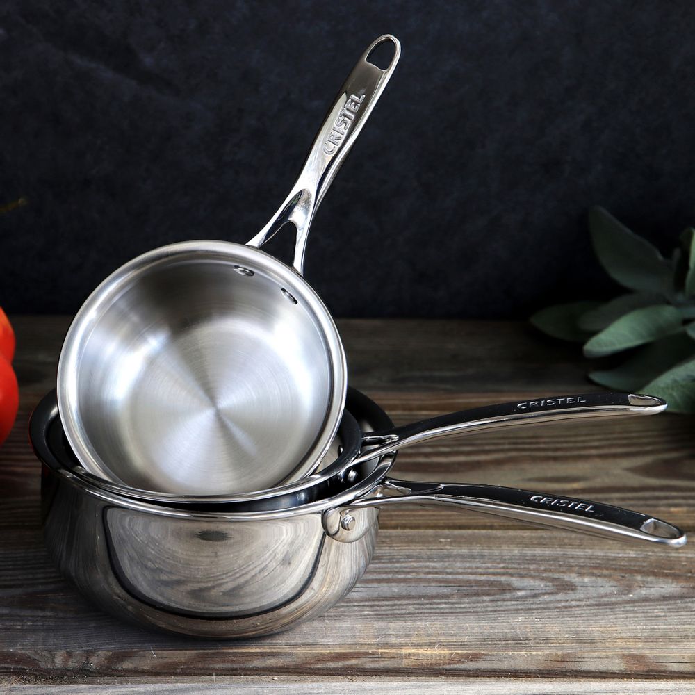 Saucepans - Mini saucepan 18-10 10cm Castel'Pro - CRISTEL