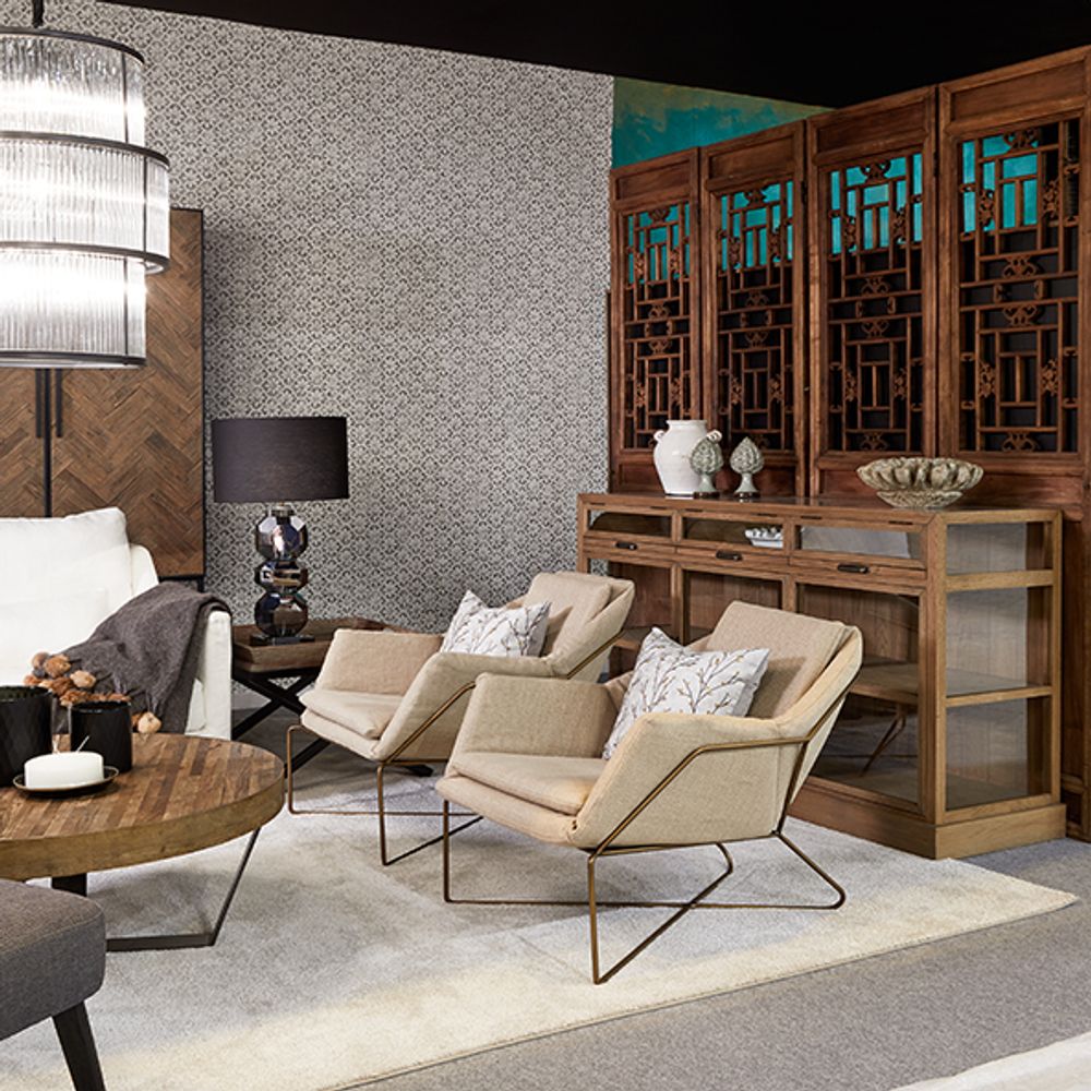 Lounge chairs for hospitalities & contracts - ARMCHAIR 6069ME - CRISAL DECORACIÓN