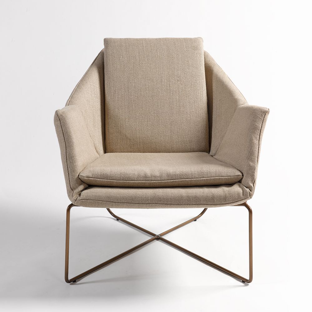 Lounge chairs for hospitalities & contracts - ARMCHAIR 6069ME - CRISAL DECORACIÓN