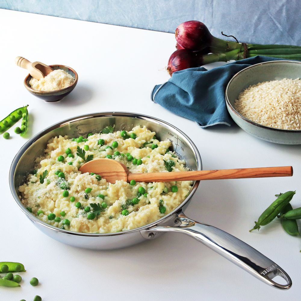 Poêles - Wok inox 18-10 28cm Castel'Pro - CRISTEL