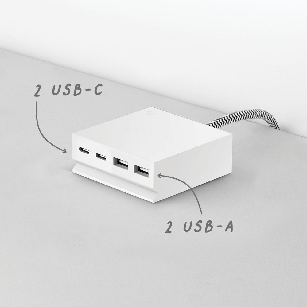 Homewear - HIDE Mini Plus - Chargeur de table - USBEPOWER