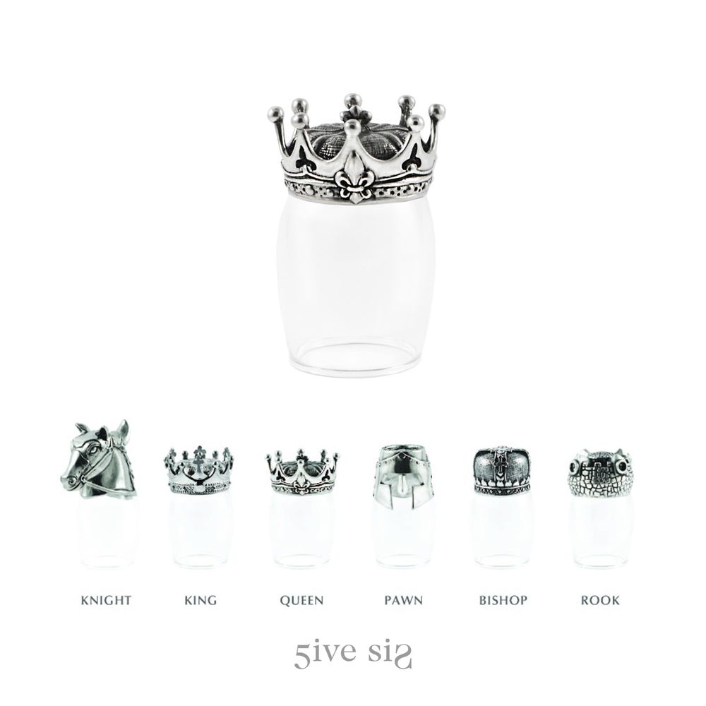 Objets de décoration - Verre à tir Queen, collection d'échecs - 5IVE SIS