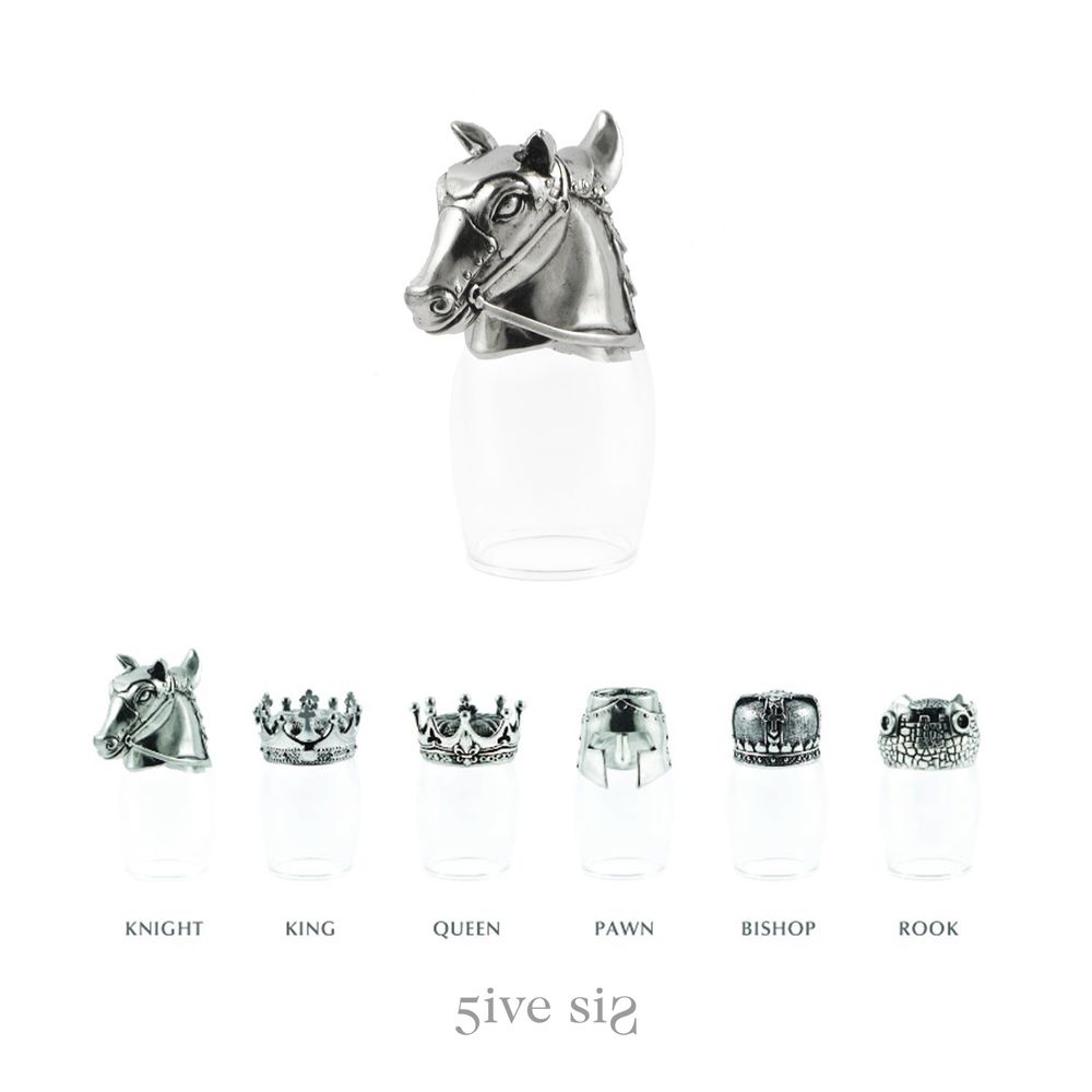 Objets de décoration - Verre à tir chevalier, collection d'échecs - 5IVE SIS