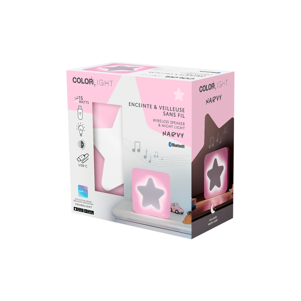 Speakers and radios - Decorative luminous speaker & night light - Narvy Colorlight - COLORLIGHT