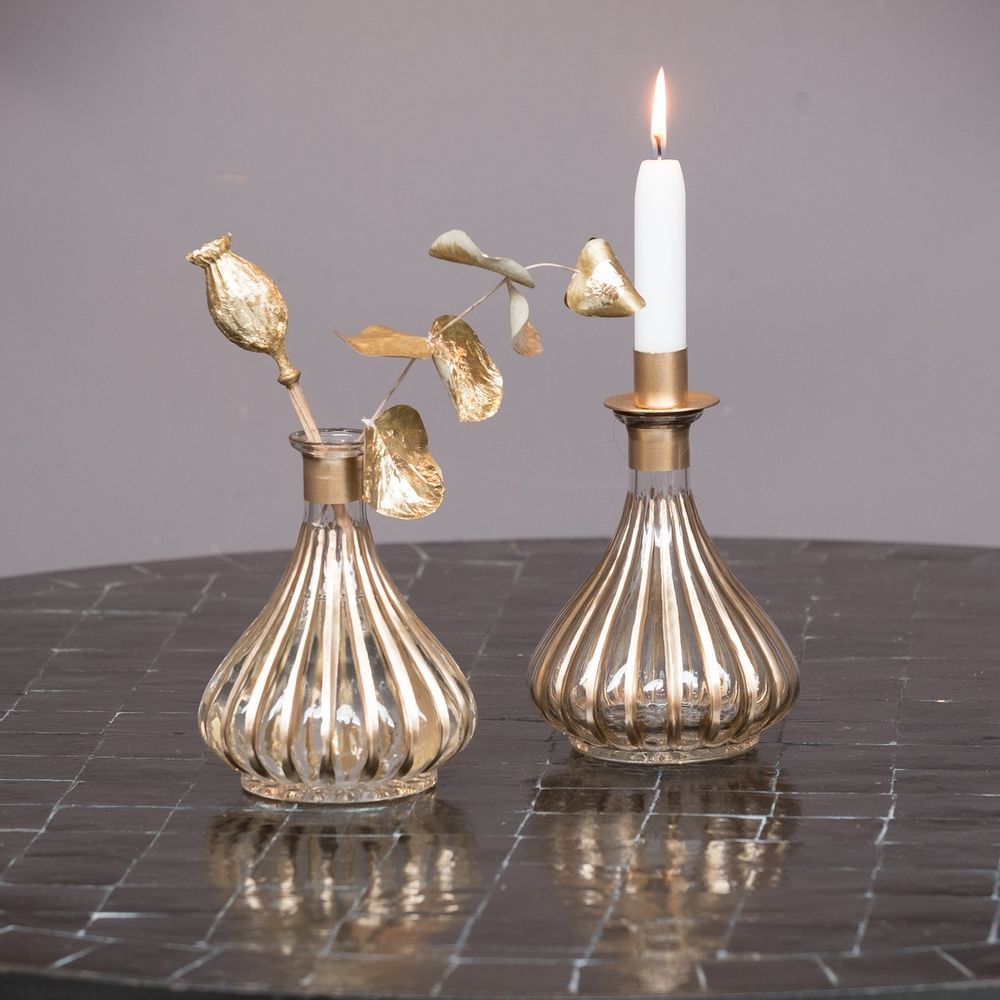 Vases - Bougeoirs et vase en verre - Réflexions et Stripes - ZENZA