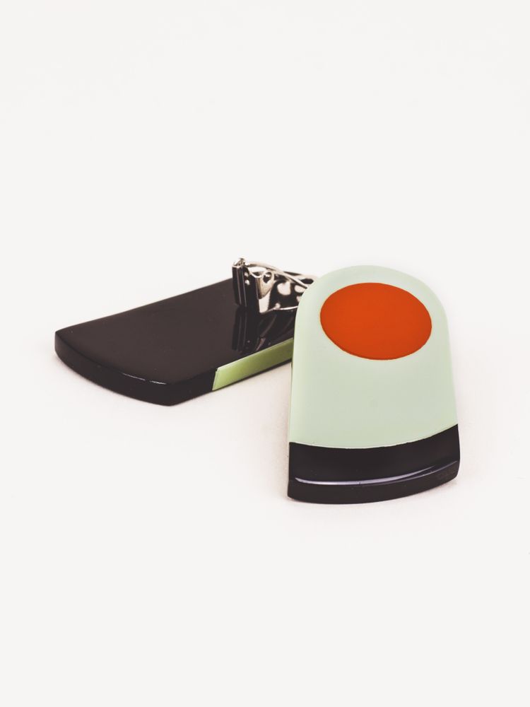Jewelry - Natural horn and lacquer earrings - L INDOCHINEUR X RIVÊT
